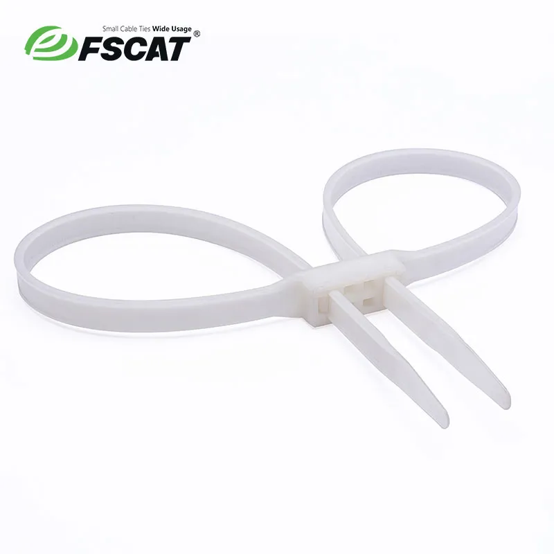 Sujetacables de montaje de bucle doble