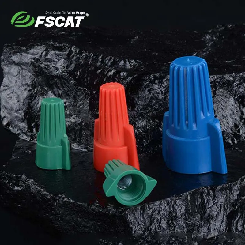 Tornillo de doble ala en conector de cable