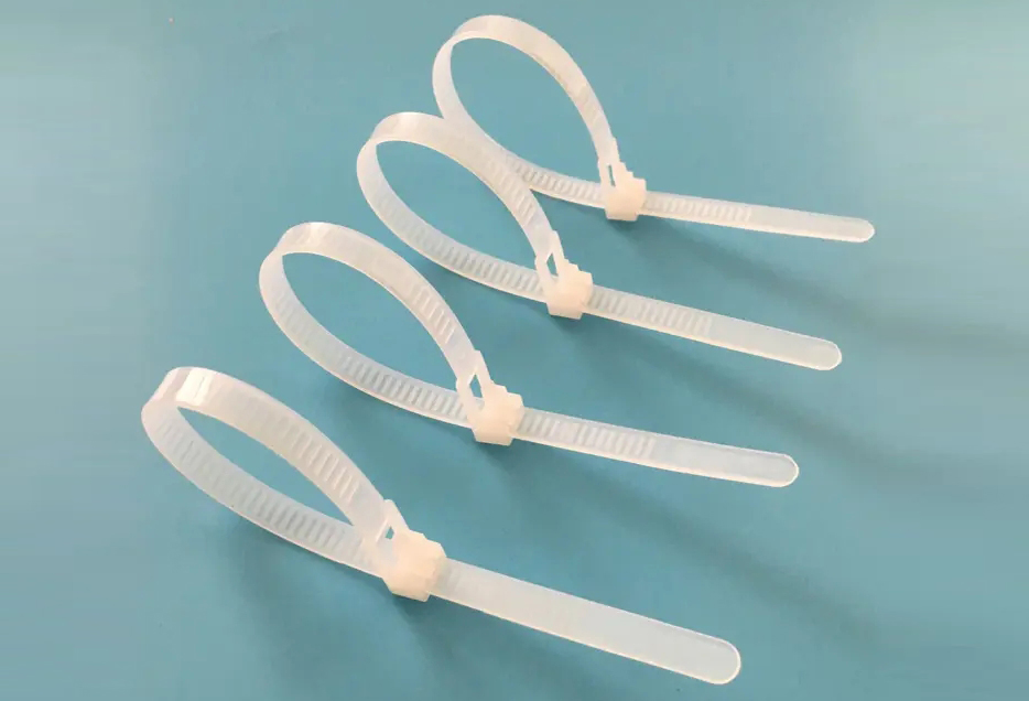 nylon cable ties white